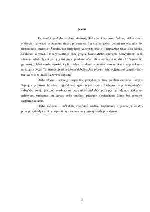 Tarptautinė prekybos politika - ES kryptys, Lietuvos atvejis ir besivystančių šalių iššūkiai. Paveikslėlis 2