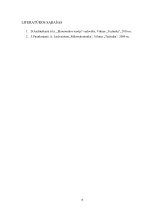 MONOPOLINĖ IR OLIGOPOLINĖ RINKOS. Paveikslėlis 8