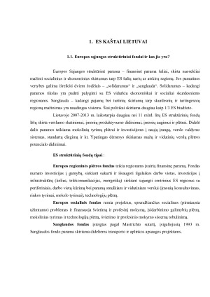 LIETUVOS NARYSTĖS ES KAŠTAI IR NAUDA. Paveikslėlis 4