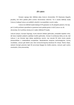 LIETUVOS NARYSTĖS ES KAŠTAI IR NAUDA. Paveikslėlis 8