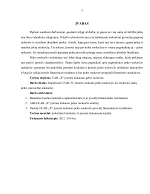 PELNO MOKESČIO ANALIZĖ IR POVEIKIS UAB X ĮMONĖS. Paveikslėlis 3