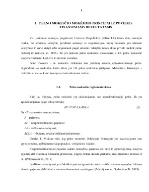 PELNO MOKESČIO ANALIZĖ IR POVEIKIS UAB X ĮMONĖS. Paveikslėlis 4