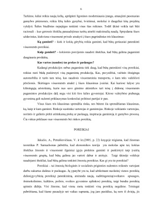 EKONOMIKOS PROBLEMA – PASIRINKIMO PROBLEMA. Paveikslėlis 6