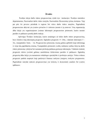 Darbo rinkos prognozavimas Švedijos šalyje. Paveikslėlis 7