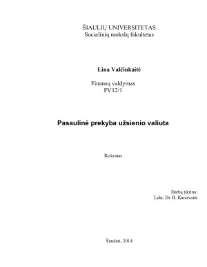 Pasaulinė prekyba užsienio valiuta