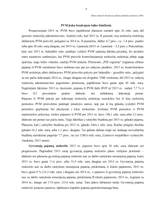 PVM ir akcizų įtaka bendrajam šalies biudžetui. Paveikslėlis 5