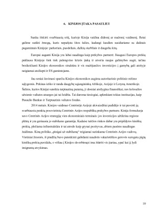 Kinijos ekonomika ir jos analizė. Paveikslėlis 10