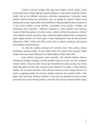 Valstybės biudžeto balansavimas. Paveikslėlis 8