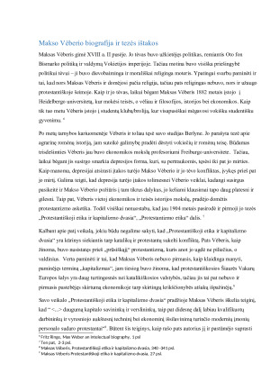 Makso Vėberio „Protestantiškoji etika ir kapitalizmo dvasia“. Paveikslėlis 5