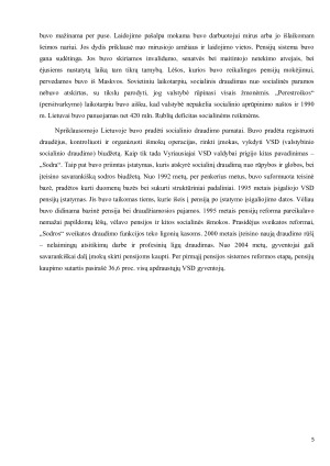 Socialinio draudimo mokesčiai ir išmokos Lietuvoje. Paveikslėlis 5