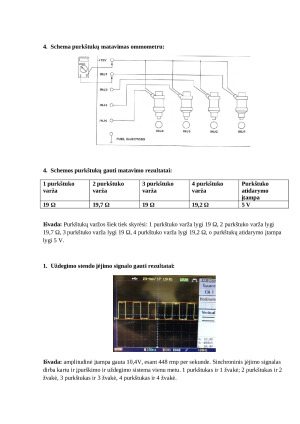 Uždegimo sistemos laboratorinis darbas. Paveikslėlis 3