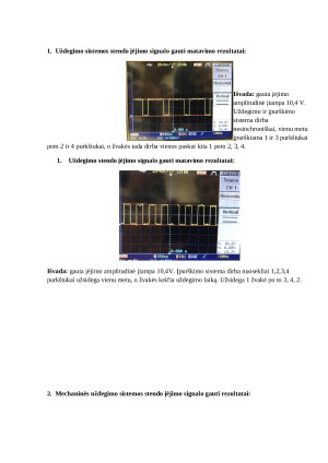 Uždegimo sistemos laboratorinis darbas. Paveikslėlis 4