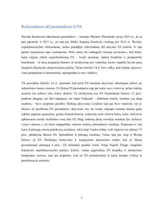 Brexit - priežastys ir pasekmės JK, ES ir pasauliniam ūkiui. Paveikslėlis 7