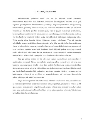 FURJĖ UTOPINĖS IDĖJOS. Paveikslėlis 5