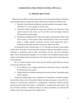 INFLIACIJOS PRIEŽASTYS. Paveikslėlis 4