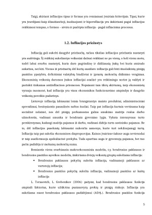 INFLIACIJOS PRIEŽASTYS. Paveikslėlis 5