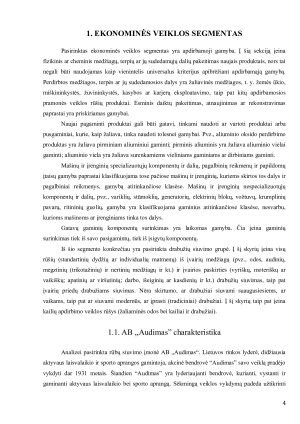 Apdirbamosios gamybos sektoriaus analizė. Paveikslėlis 4