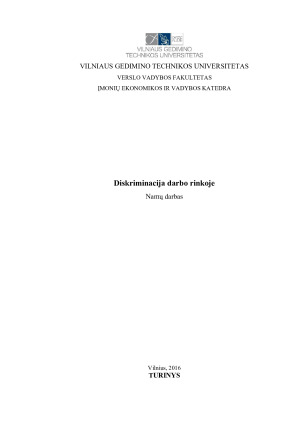 Diskriminacija darbo rinkoje