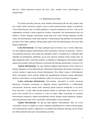 Diskriminacija darbo rinkoje. Paveikslėlis 7