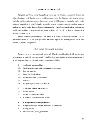 PASIRENGIMAS DERYBOMS – PIRKĖJO VAIDMUO. Paveikslėlis 10