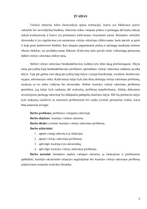 AUSTRIJOS VIEŠOJO SEKTORIAUS PROBLEMOS. Paveikslėlis 3