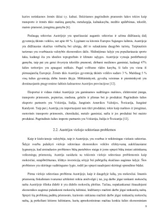 AUSTRIJOS VIEŠOJO SEKTORIAUS PROBLEMOS. Paveikslėlis 9