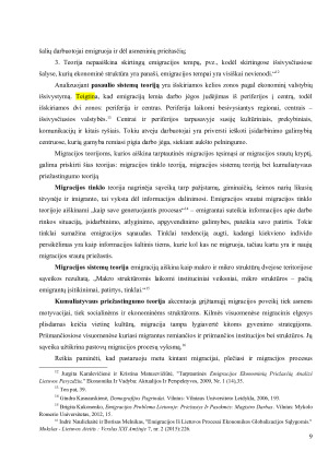 TARPTAUTINĖS MIGRACIJOS PRIEŽASTYS. Paveikslėlis 10