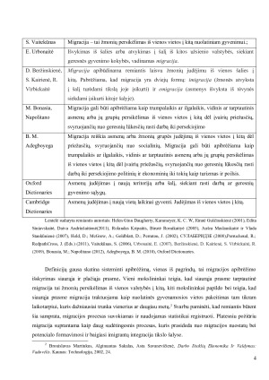 TARPTAUTINĖS MIGRACIJOS PRIEŽASTYS. Paveikslėlis 5