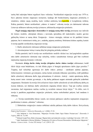 TARPTAUTINĖS MIGRACIJOS PRIEŽASTYS. Paveikslėlis 9