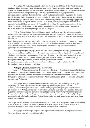 Portugalijos ekonominė ir socialinė analizė. Paveikslėlis 5