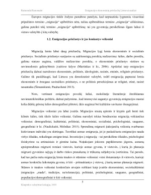 EMIGRACIJOS EKONOMINIŲ PASEKMIŲ LIETUVAI ANALIZĖ. Paveikslėlis 5