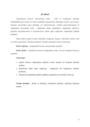 LIETUVOS EKONOMINIAI RYŠIAI. Paveikslėlis 3