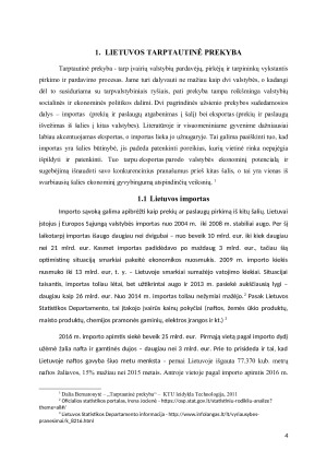 LIETUVOS EKONOMINIAI RYŠIAI. Paveikslėlis 4