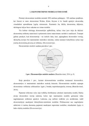DARBO RINKOS EKONOMETRINIS MODELIS. Paveikslėlis 4