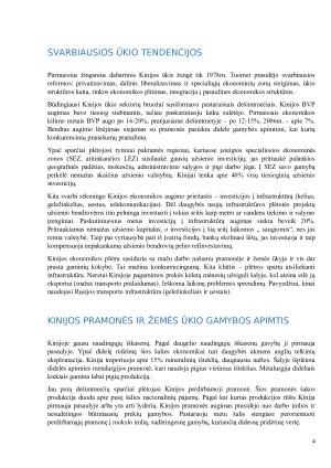 Kinija – sparčiai kylančios ekonomikos šalis. Paveikslėlis 4