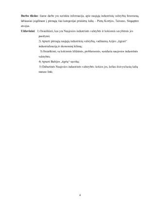 NAUJŲJŲ INDUSTRINIŲ VALSTYBIŲ FENOMENAS - SINGAPŪRO, PIETŲ KORĖJOS, TAIVANO ATVEJAI. Paveikslėlis 4