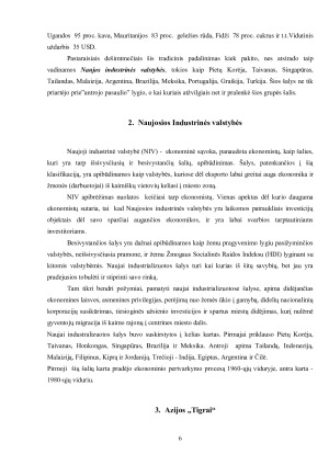 NAUJŲJŲ INDUSTRINIŲ VALSTYBIŲ FENOMENAS - SINGAPŪRO, PIETŲ KORĖJOS, TAIVANO ATVEJAI. Paveikslėlis 6