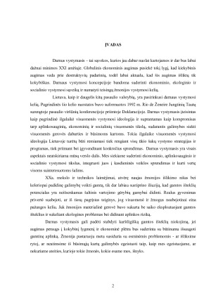 LIETUVOS RESPUBLIKOS NACIONALINĖ DARNAUS VYSTYMOSI STRATEGIJA. Paveikslėlis 2