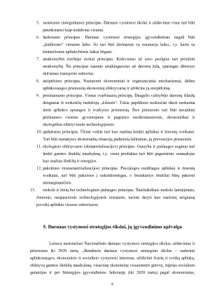 LIETUVOS RESPUBLIKOS NACIONALINĖ DARNAUS VYSTYMOSI STRATEGIJA. Paveikslėlis 6