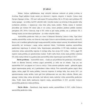 ES IMPORTO MUITŲ POLITIKA - JAV AUTOMOBILIŲ ATVEJIS. Paveikslėlis 3