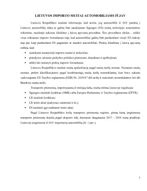 ES IMPORTO MUITŲ POLITIKA - JAV AUTOMOBILIŲ ATVEJIS. Paveikslėlis 7