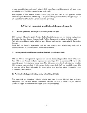 Jungtinių Arabų Emyratų ekonominė ir politinė geografinė padėtis. Paveikslėlis 10