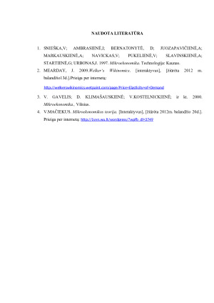 PAKLAUSOS IR PASIŪLOS ELASTINGUMO KAINŲ ATŽVILGIU VEIKSNIAI. Paveikslėlis 10