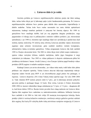Lietuvos ūkio struktūra ir jos pokyčiai. Paveikslėlis 4