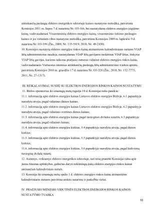 Elektros energijos kainodara. Paveikslėlis 10