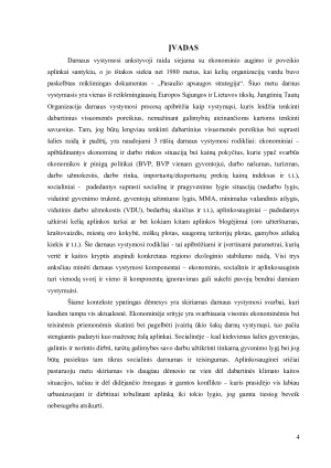 DARNAUS VYSTYMOSI RODIKLIAI IR TIKSLAI. Paveikslėlis 4