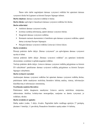 DARNAUS VYSTYMOSI RODIKLIAI IR TIKSLAI. Paveikslėlis 5