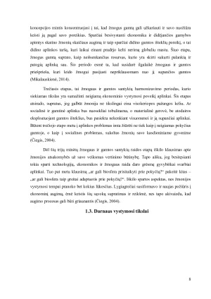 DARNAUS VYSTYMOSI RODIKLIAI IR TIKSLAI. Paveikslėlis 8