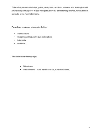 Šalies verslo aplinkos analizė. Paveikslėlis 8