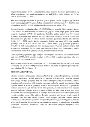 Serbijos ekonominė analizė. Paveikslėlis 2